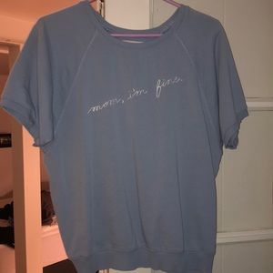 Ban.do Mom I’m fine short sleeve sweatshirt size L